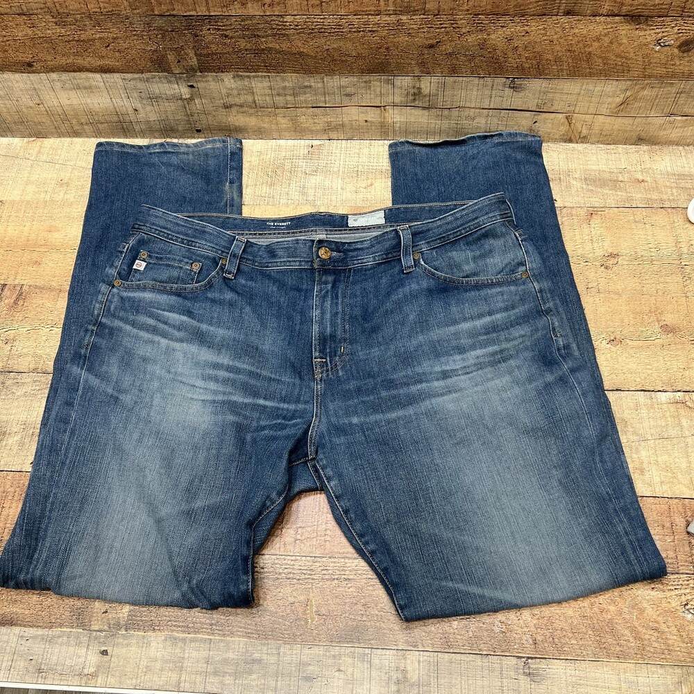 AG Denim 360 The Everett Slim Straight Mens Blue Jeans Size 38R
